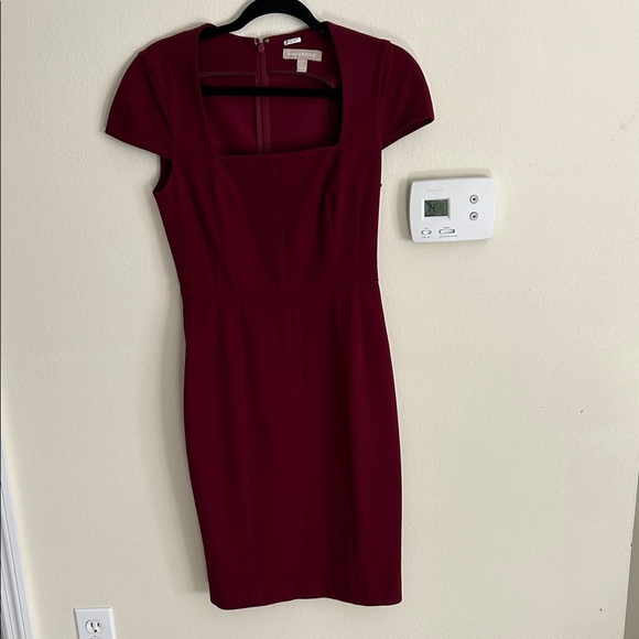 Banana republic Sloan, cap sleeve square neck, career office classy dress, 4 - Picture 2 of 8